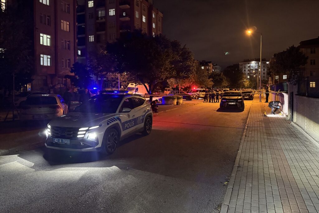 Konya Selçuklu’da eşini yaralayan zanlı, belirlenen adreste gözaltına alındı
