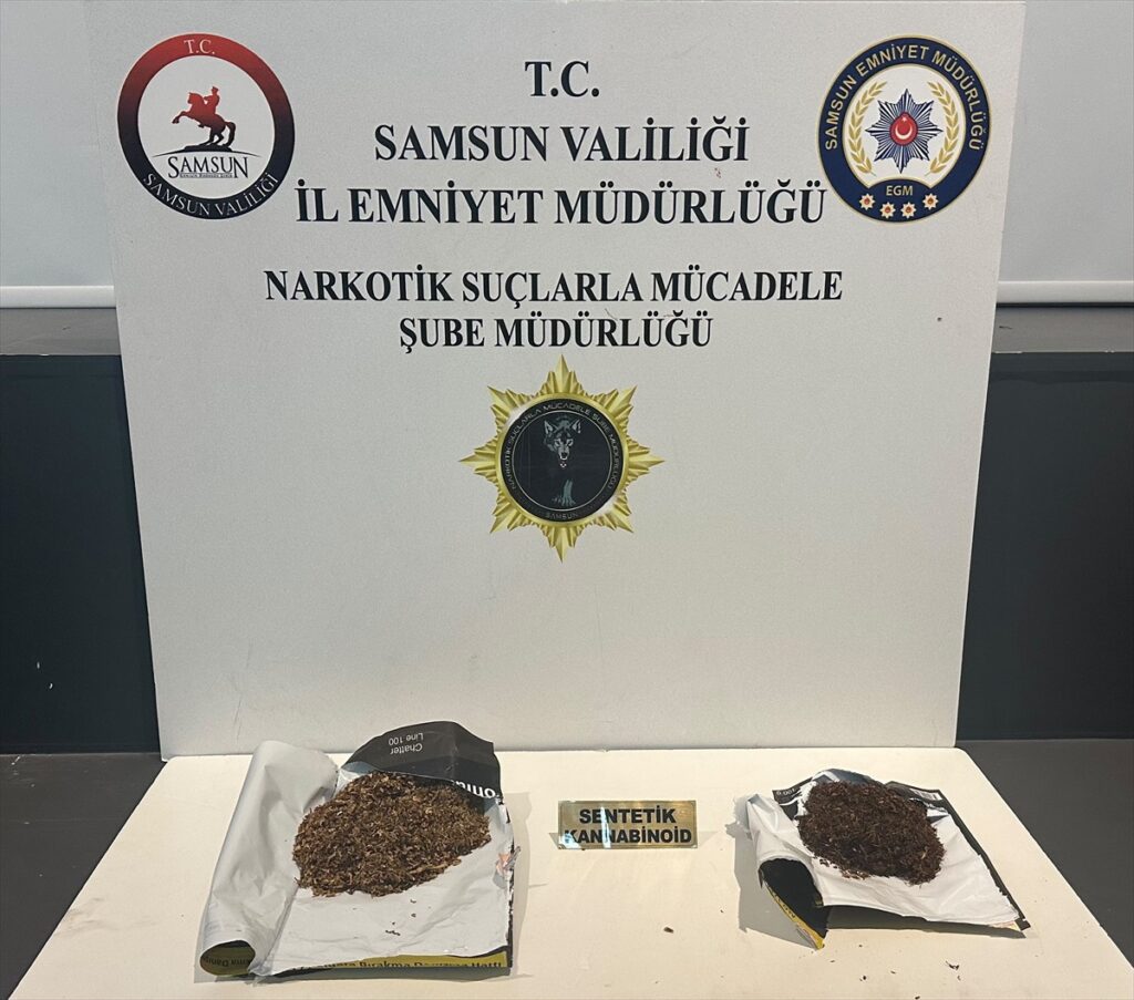Samsun’da operasyonda 2 şüpheli gözaltına alındı, 51 gram uyuşturucu bulundu